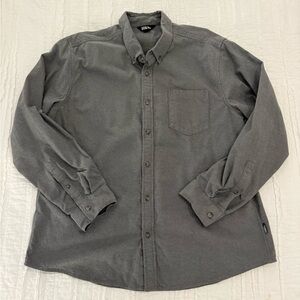 Eddie Bauer Charcoal Casual Button-Down Shirt